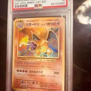 Charizard Pokémon Trading Card - Red and Gold